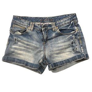 Distressed Jean Shorts Size 9/10